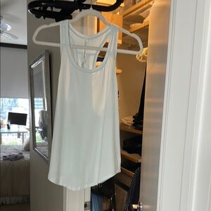 Lululemon Athletica Blue Sleeveless Backless Tank Top